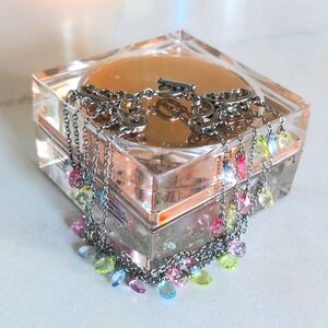 Vintage Multi Strand Rainbow Bracelet